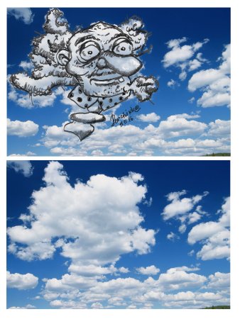 Облака рисунок