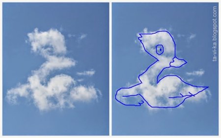 Интересные облака рисунки