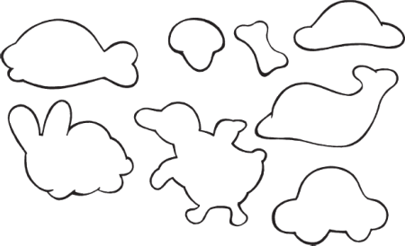 Облака разной формы для детей