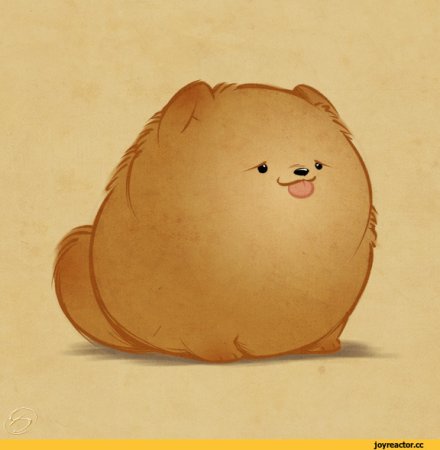 Толстые мультяшные животные