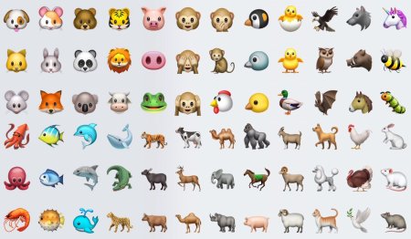 Смайлики животных