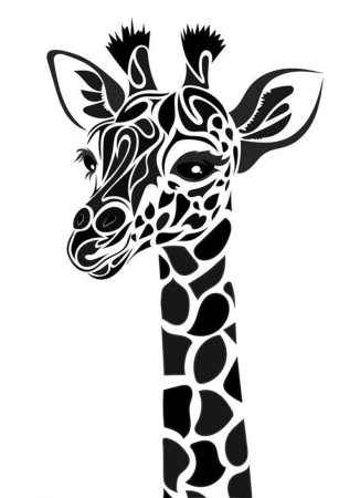 Скетчинг Жираф