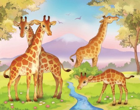 Стилизованные детские животные