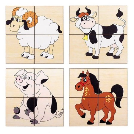 Пазлы животных для детей