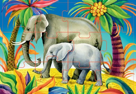 Пазл животные