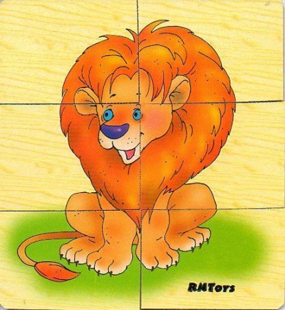 Разрезные пазлы животных