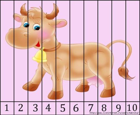 Математические пазлы для дошкольников