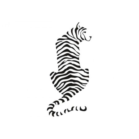 Полоски тигра трафарет