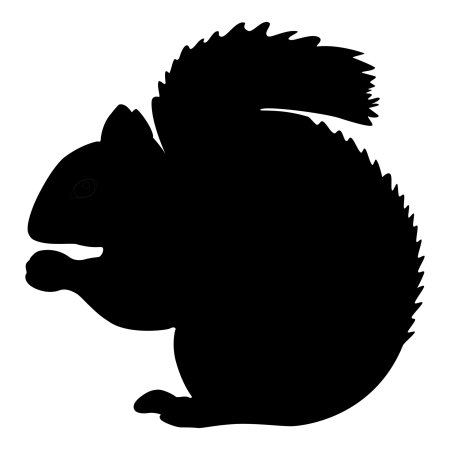 Силуэты животных