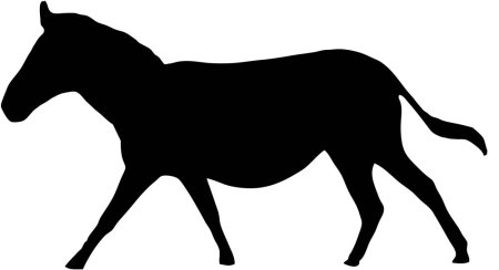 Силуэты диких животных