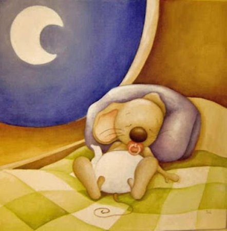 Спящий мышонок