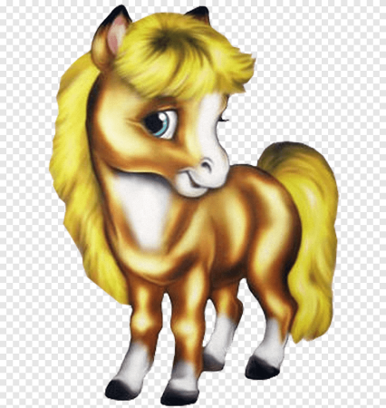 Цветные лошадки для детей