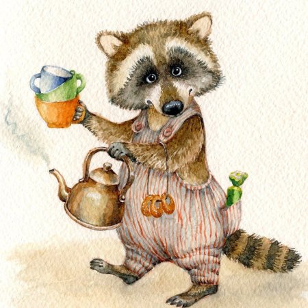 Иллюстрации Инги Измайловой Енотик