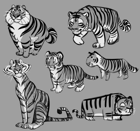 Животные в детском стиле