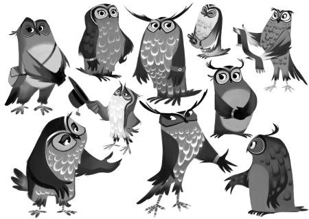 Концепты животных персонажей