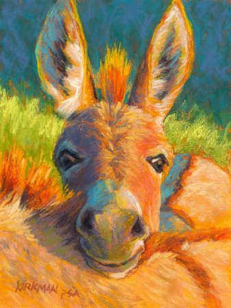 Животные пастелью