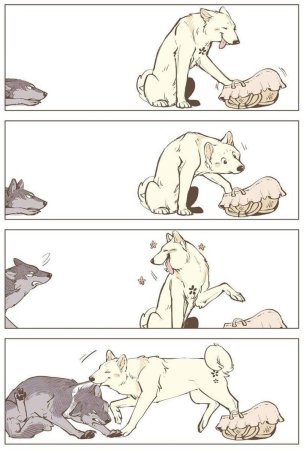 Волк комикс