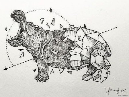 Фигурные животные рисунки