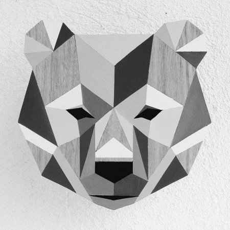 Геометрические фигуры медведь