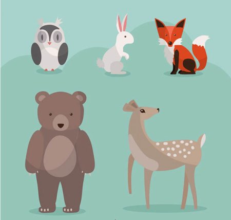 Животные в иллюстраторе
