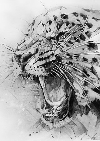 Современная Графика животные