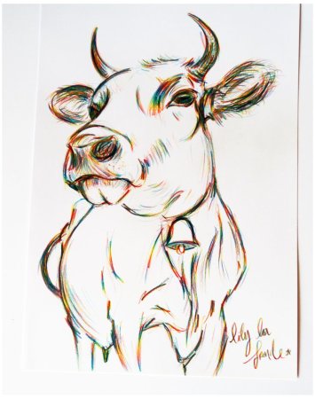 Корова Графика