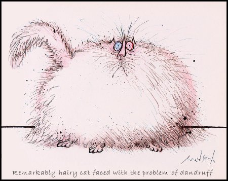 Забавные коты художника Ronald Searle