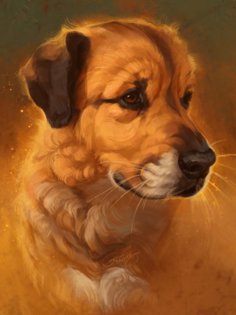 Цифровая живопись животные