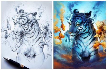 Рисунок тигра