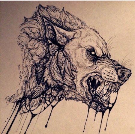 Оборотень эскиз