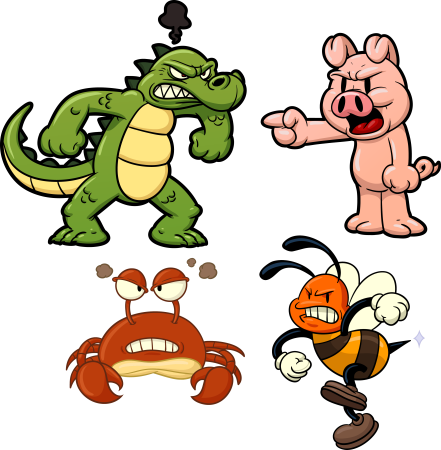 Мультяшные персонажи крокодил