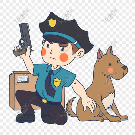 Полицейский рисунок