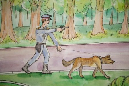 Рисунок на тему полиция глазами детей