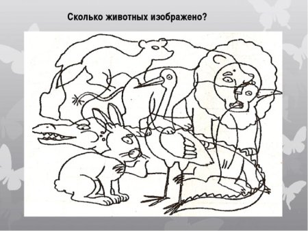 Сколько животных изображено