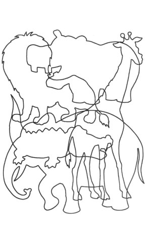 Наложенные изображения для детей