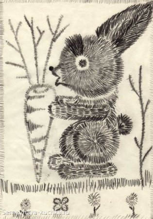 Рисунок штрихами