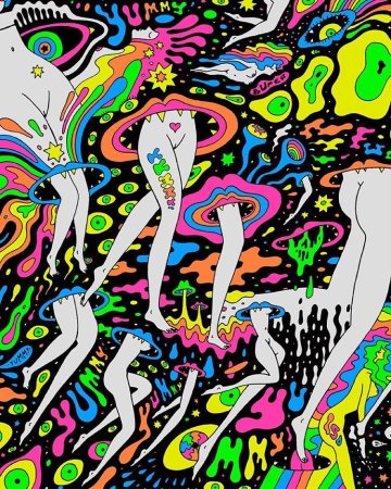 Рисунки хиппи современные