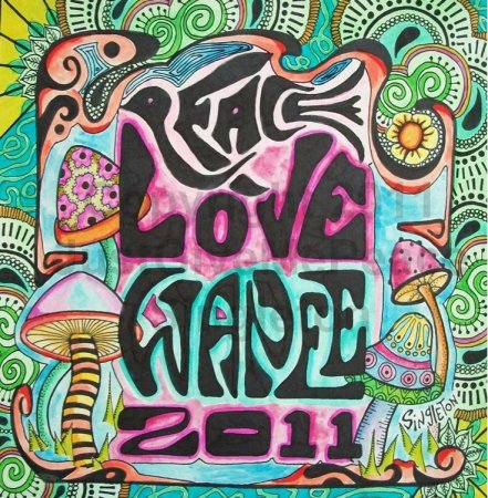 Яркие кислотные принты