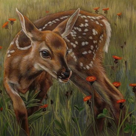 Цифровая живопись животные