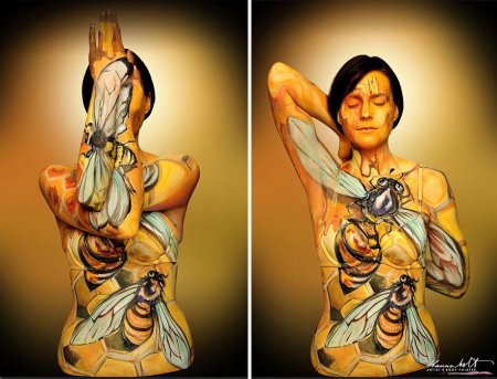 Арт живопись на теле