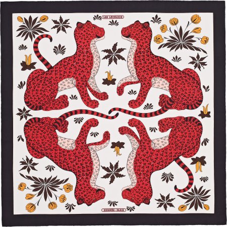 Платки Гермес леопард