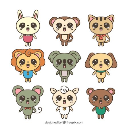 Милые квадратные животные