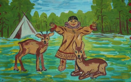 Рисунок на тему заповедник
