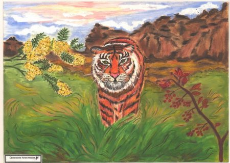 Рисунок на тему природа