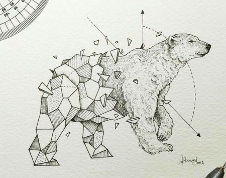 Африка карандашом звери