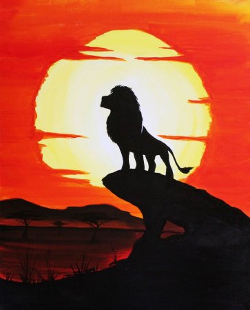 Рисунки гуашью