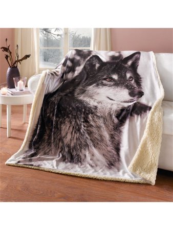 Плед с тигром