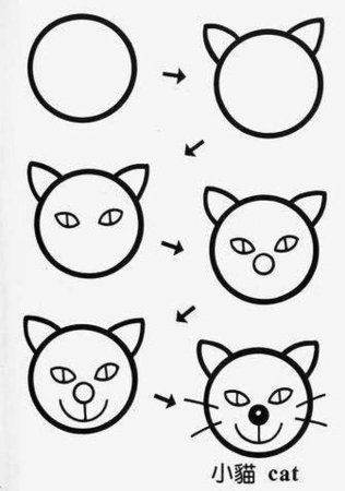 Видео из кружочков нарисовать животных