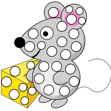 Рисование кругами для детей