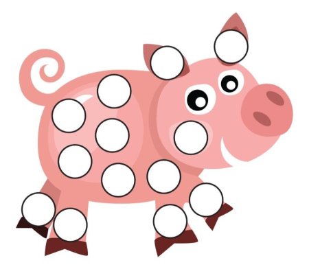 Раскраска гусеница для малышей